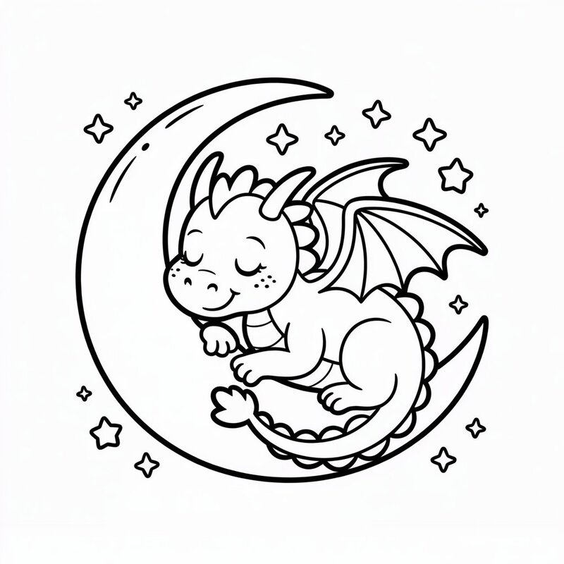 Magical Creature 4 Coloring Page for Kids – Free Printable