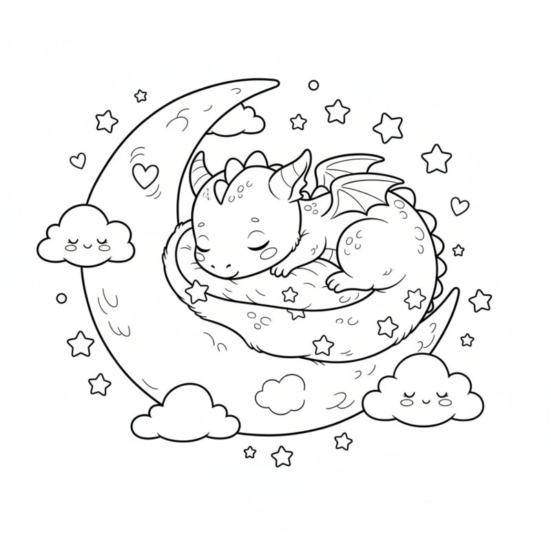 Magical Creature 7 Coloring Page for Kids – Free Printable