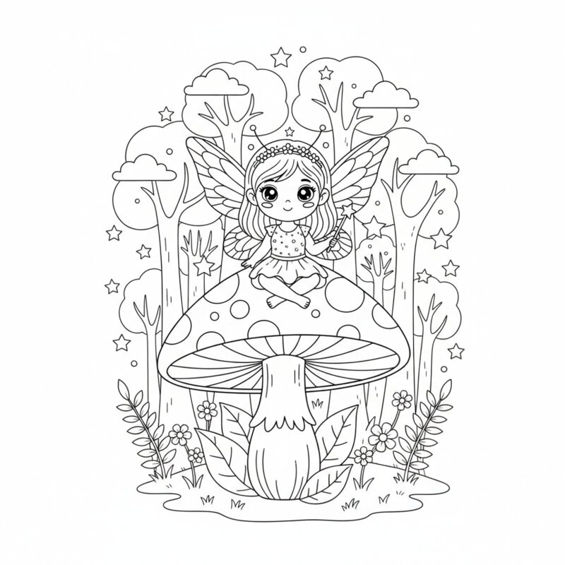 Magical Creature 9 Coloring Page for Kids – Free Printable